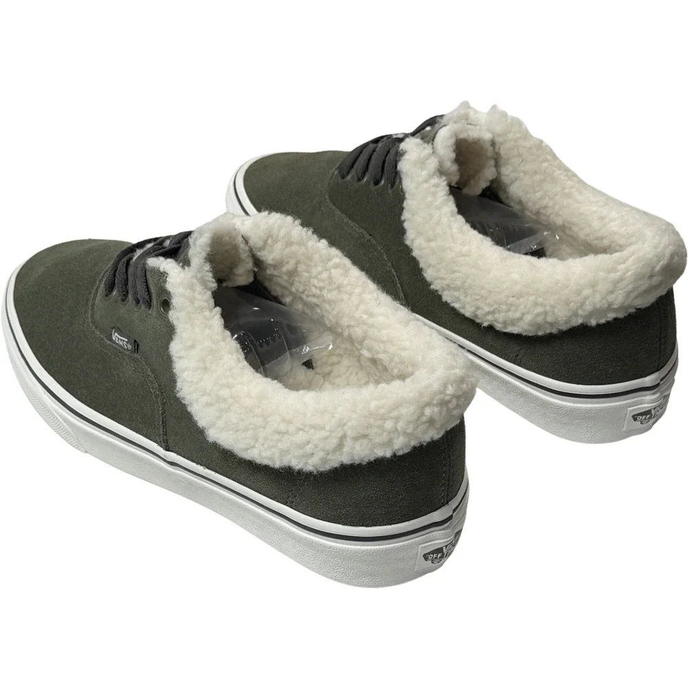 VANS Authentic Sherpa Suede Shoes - NIB Womens 8.5 Grape Leaf‎ - #47670-CL1